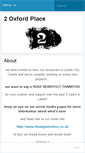 Mobile Screenshot of 2oxfordplace.com